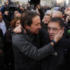 Pablo Iglesias y Juan Carlos Monedero.