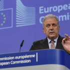 El comisario europeo de Interior, Dimitris Avramopoulos.