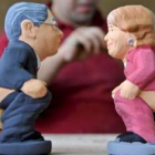 Los «caganers» de Aguirre y Gallardón.