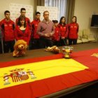José María López Benito recibió a la selección leonesa.