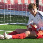 Fran González, a pesar de su edad juvenil, cuenta con la confianza total de Carlo Ancelotti. R. MADRID