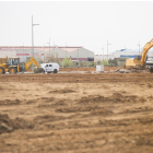 Obras en el polígono industrial de Villadangos del Páaramo. F. OTERO PERANDONES