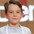 El joven Oscar Jefferson, en una imagen promocional del programa de TVE-1 'Masterchef Junior'.