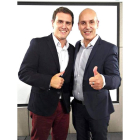 Maraña, junto a Rivera, en una imagen de su perfil de Twitter.