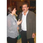 Francisca Sánchez y Manuel López ayer durante las jornadas de FIA-UGT