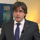 Puigdemont, en el mensaje grabado en Bélgica y emitido por TV-3 en el que condena los encarcelamientos de parte de su Govern.