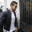Gabi entrando a la Fiscalía Anticorrupción de Madrid.