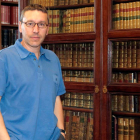 Pablo Andrés Escapa, escritor leonés, funcionario de la Biblioteca del Palacio Real. BENITO ORDÓÑEZ