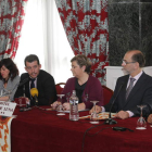 Montoya, Sáiz, García Valadés, Muñiz, Martínez y Villa, en la presentación del festival.