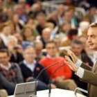 Zapatero acudió a un acto electoral en el pabellón de Riazor