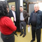 El alcalde de Carucedo, Clemades Rodríguez, ayer en los juzgados de Ponferrada.