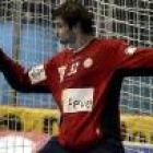 Alilovic hace una parada durante un partido