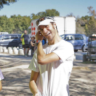 Helguera (c), ex del Real Madrid junto a Fran Torralba (i).