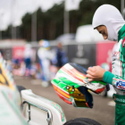 El piloto leonés intentará sacarse la espina de sus abandonos en el Europeo OK y KZ2 el 20 de mayo en el trazado PFI de Inglaterra. NÚÑEZ