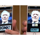 Selfi de Clint Eastwood con la 'app' Bonk.