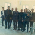 Foto de la primera Junta Directiva con los participantes en la asamblea.