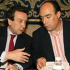 Los portavoces del PP y del PSOE, De Santiago-Juárez y Ramos, presentaron el contenido del acuerdo