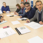 La reunión se celebró ayer en el Eren de León. FERNANDO OTERO