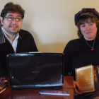 Manuel Cuenya y Raquel Viejobueno, en Las Fontaninas de Noceda del Bierzo.