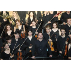 Un momento del concierto de ayer tarde por la Orquesta Sinfónica de Castilla y León. L. DE LA MATA