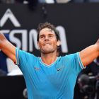 Rafa Nadal ya prepara en París su debut en Roland Garros. E. FERRARI