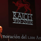 Su Majestad el Rey Don Juan Carlos, durante su intervención en el Auditorio.