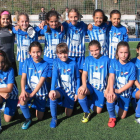 Formación del equipo Femenino Ponferradina, campeón del grupo 3 de 3.ª Provincial Benjamín. MACÍAS