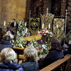 La capilla ardiente permanece instalada desde ayer y hasta el funeral en la iglesia del Mercado. MARCIANO PÉREZ
