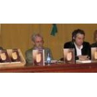 Siro Sanz, Saturnino Alonso, Nicanor Sen y Alicia Díez, en la presentación del libro