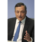 Mario Draghi, presidente del BCE, en Fráncfort.