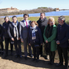 El consejero visitó ayer las lagunas de Villafáfila. MARIAM A. MONTESINOS