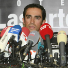 Alberto Contador despejó buena parte de las dudas que se cernían sobre su futuro tras la decisión del TAS. Sólo dejó una en el aire, si recurrirá a la justicia ordinaria.