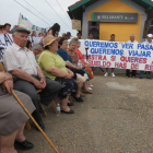 Protesta realizada este año en Villavante.