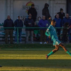 El Atlético Astorga no mereció la derrota ante la Arandina. F. OTERO