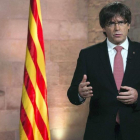 El presidente de la Generalitat,  Carles Puigdemont.