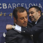 Sandro Rosell y Josep Maria Bartomeu.