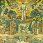 Mural de Vela Zanetti en la Iglesia de Jesús Divino Obrero. DL