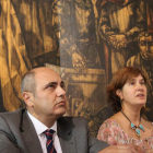 El presidente de Sofcaple, Vicente Carvajal, y Margarita Torres