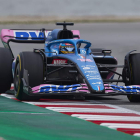 Fernando Alonso no pudo completar los entrenamientos. A. GARCÍA