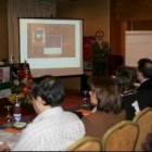 Un momento de la conferencia celebrada en el Hotel Luis de León