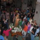 Cientos de feligreses acudieron a honrar a Nuestra Señora de la Peña