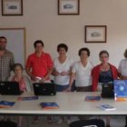 Participantes del primer curso de Internet para mujeres.