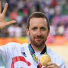 Brad Wiggins, con su medalla olímpica en Río.