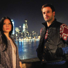 Los actores Lucy Liu y Jonny Lee Miller, protagonistas de la serie ‘Elementary’.