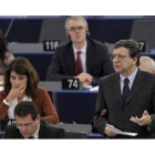 El presidente de la Comisión Europea, José Manuel Durao Barroso, durante un pleno del Parlamento Europeo, el pasado 15 de noviembre, en Estrasburgo.