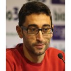 Nistal exclama «¡qué más tenermos que hacer!» durante el partido de ayer . L. DE LA MATA
