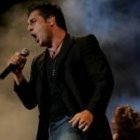 El cantante asturiano David Bustamante en una de sus actuaciones
