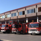 Momento del homenaje de los Bomberos de León al montañero y compañero fallecido.