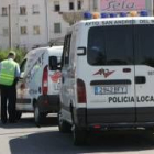 Agentes de la Policía Local de San Andrés, durante una de las campañas de control del tráfico