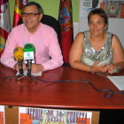 Adolfo Canedo y Manoli Álvarez durante la presentación.